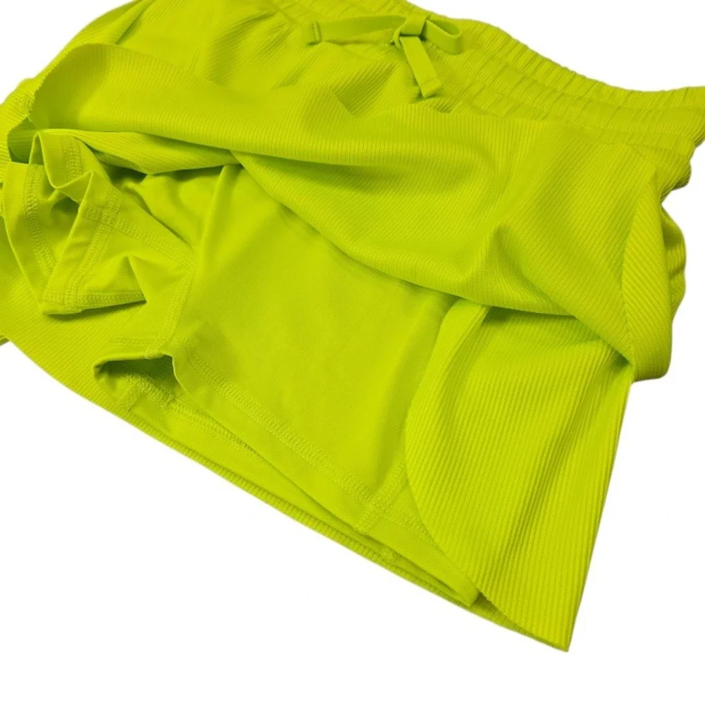 Yogalicious Girls 2-Pack Running Shorts Athletic Neon Green‎ Blue Size L (12)